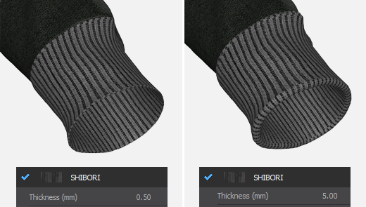 Thickness as a Fabric Property