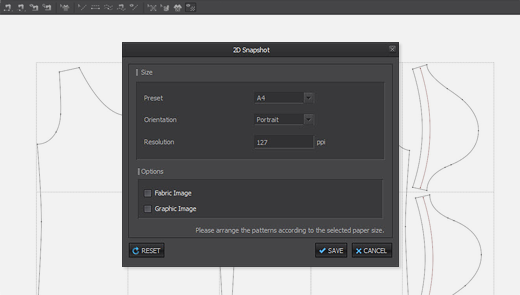 2D Pattern Snapshot (1:1)