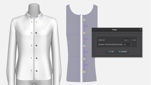 Copy / Paste Buttons and Buttonholes