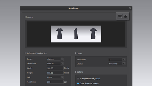 Save Multiview Snapshot Settings