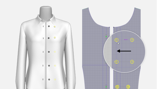 Select / Move Buttons and Buttonholes