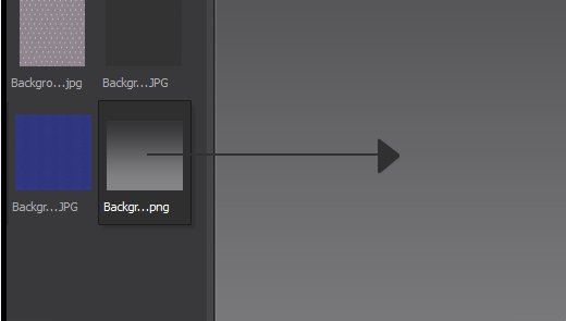 Drag & Drop to Change Background
