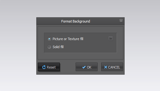 Reset Background