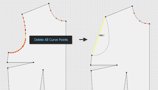 Delete All Curve Points