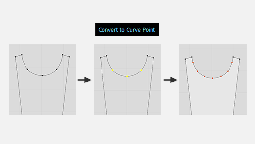 Convert Multiple Segment Points to Curve Points