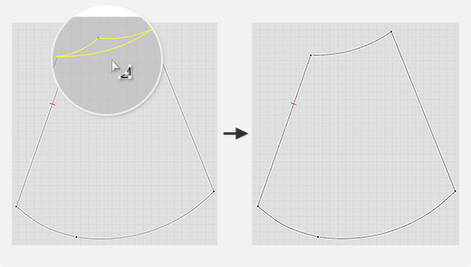 Create Smooth Curve Replace as Pattern Outline