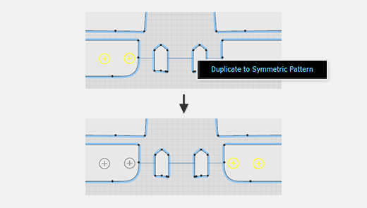 Duplicate Graphics to Symmetric Patterns