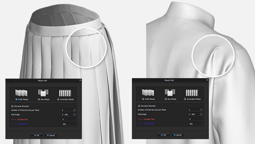 2D Pleats