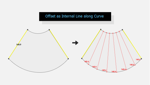 Offset as Internal Line along Slope