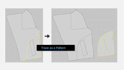 Copy Patterns, Internal Lines and Baselines